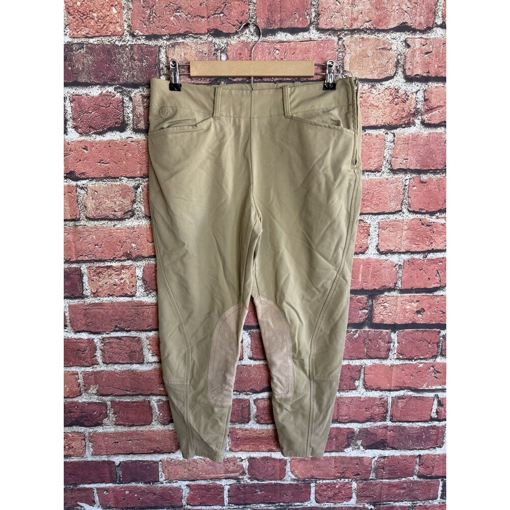 Ariat Pro Series Riding Breeches Size 30R Beige Knee Patch Equestrian Pants